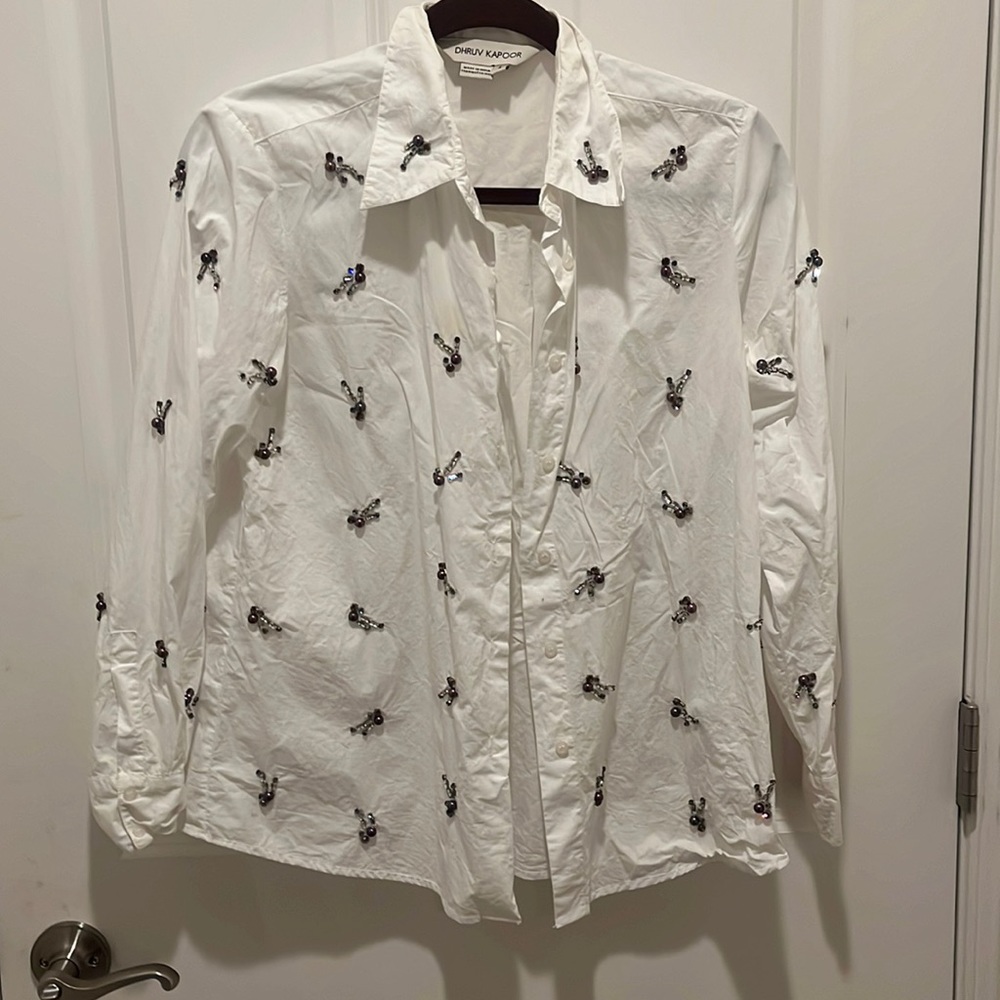 DHRUV KAPOOR Embellished Button Up